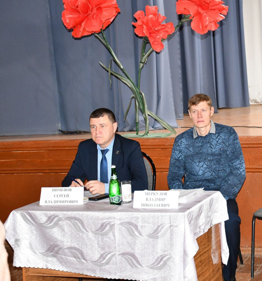 Сергей Пименов встретился с жителями с. Розовое
