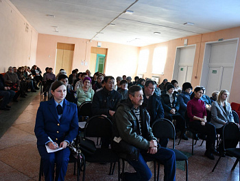 Встреча главы Советского  района Сергея Пименова прошла в Мечетненском муниципальном образовании 