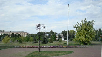 Детская площадка в парке 