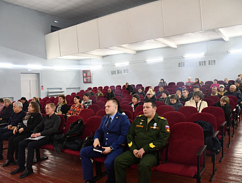 Встреча  главы района Сергея Пименова с жителями п. Пушкино