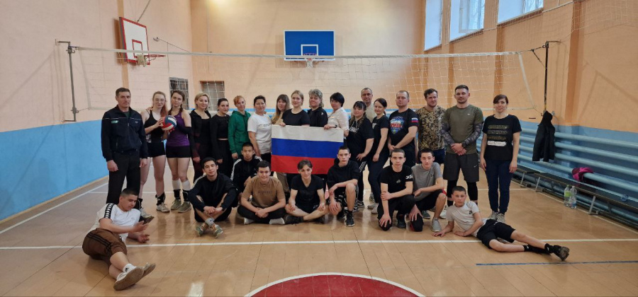 Состоялась товарищеская встреча по волейболу между сборными командами спортсменов с. Мечетное и п. Пушкино