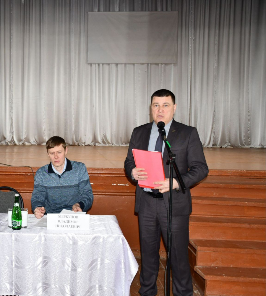 Глава Советского района Сергей Пименов встретился с жителями с. Розовое.