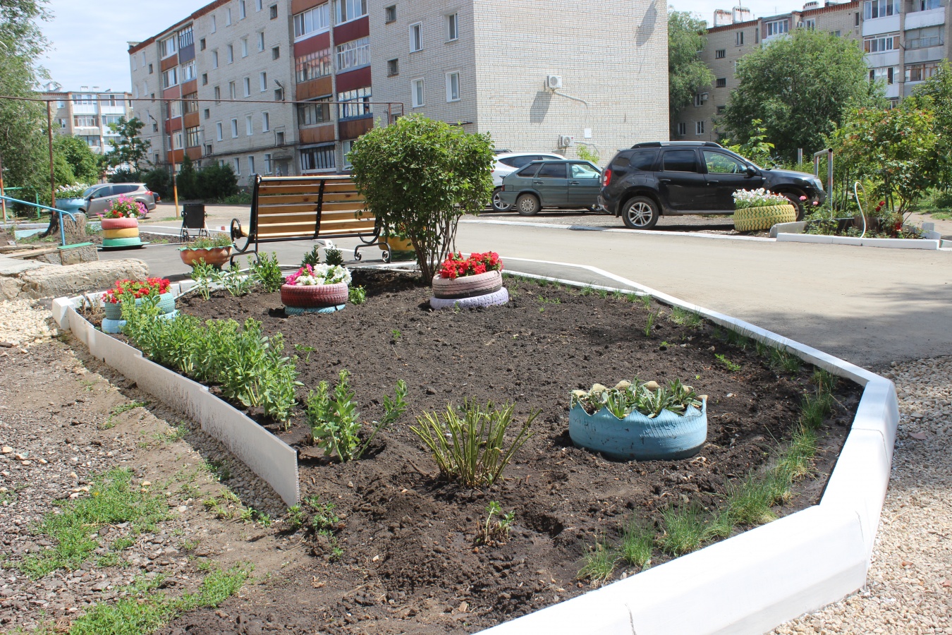 Ремонт дворов выполнен на отлично