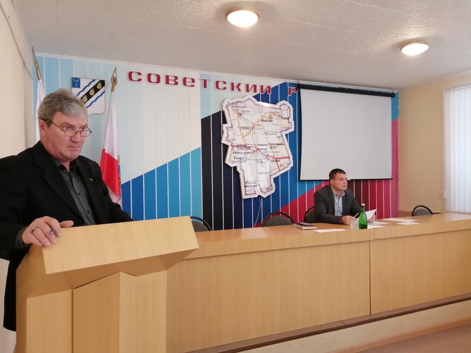 17 декабря 2019 года в зале заседаний администрации Советского муниципального района прошло очередное заседание комиссии по предупреждению чрезвычайных ситуаций и обеспечению пожарной безопасности