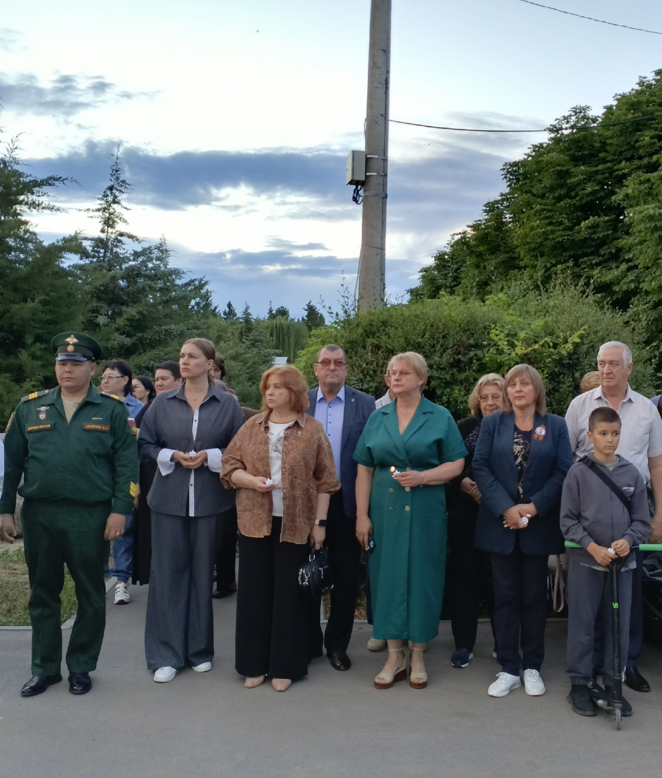 При поддержке администрации Советского муниципального проведена Всероссийская акция "Свеча памяти" 