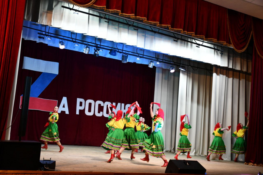 В районном Доме культуры прошёл концерт «Za Россию»