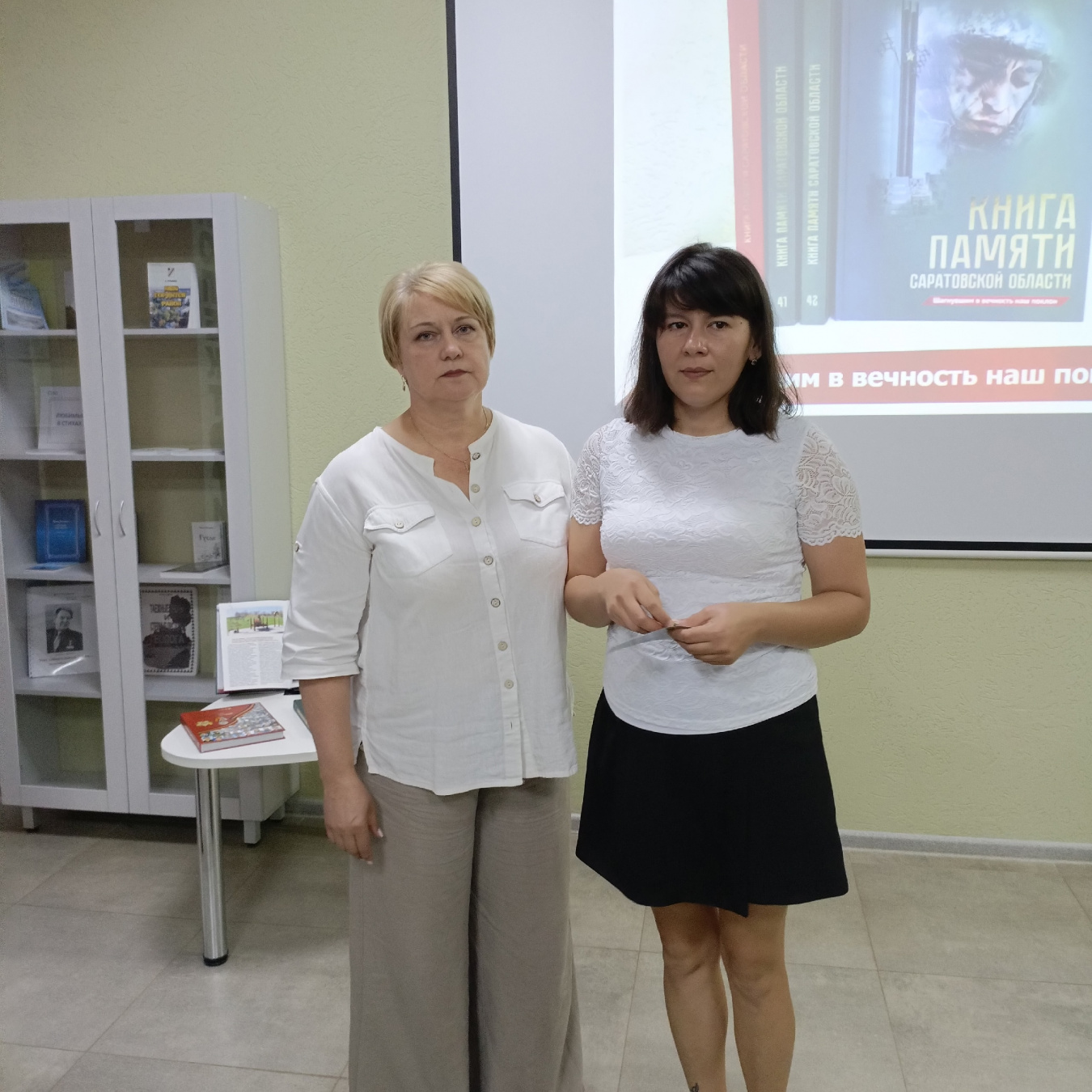 При поддержке управления культуры и кино администрации района проведено вручение Памятных знаков "Семьям погибших защитников Отечества"