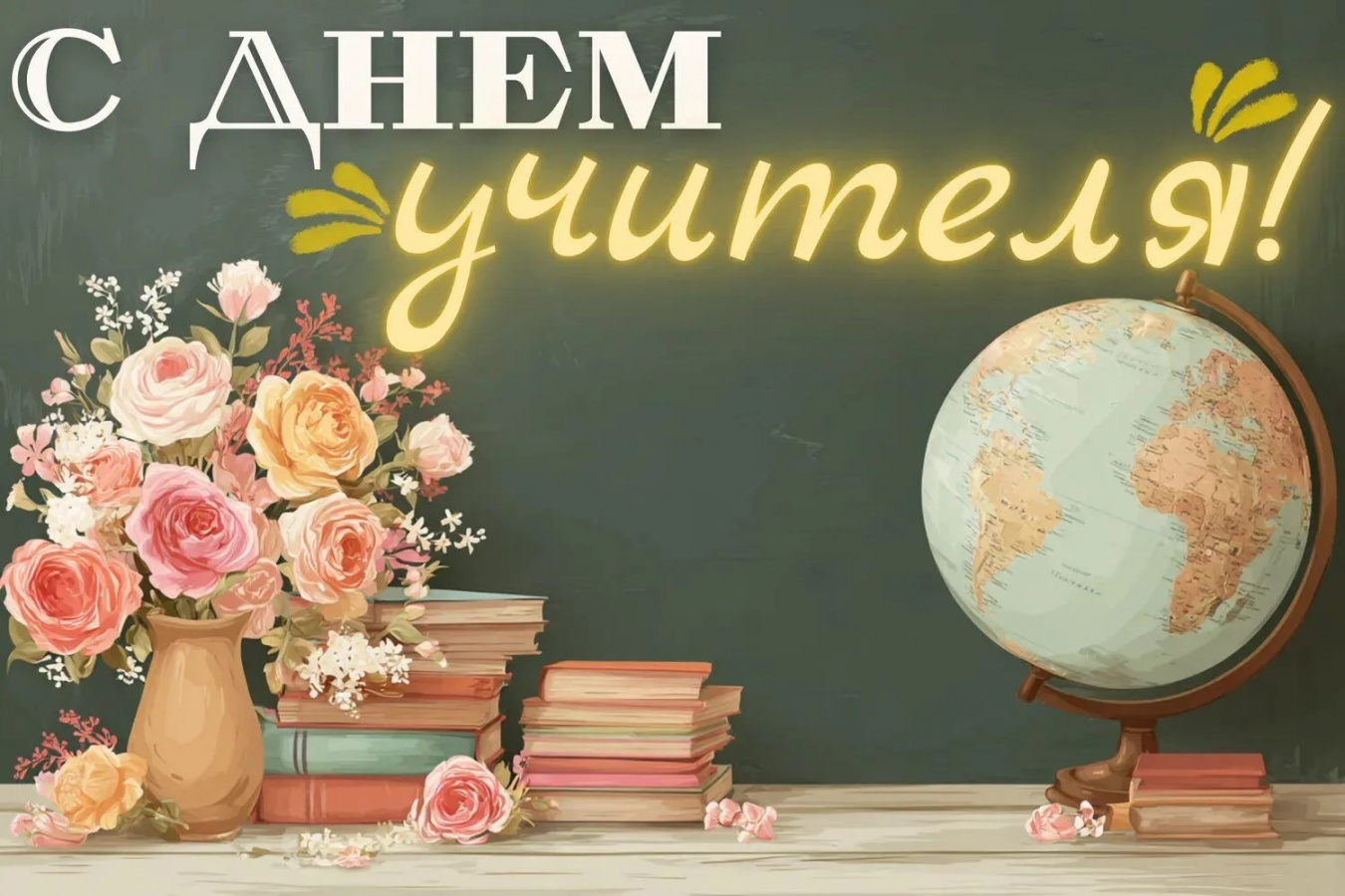 Поздравление главы Советского муниципального района Елены Наумовой с Днем педагога 