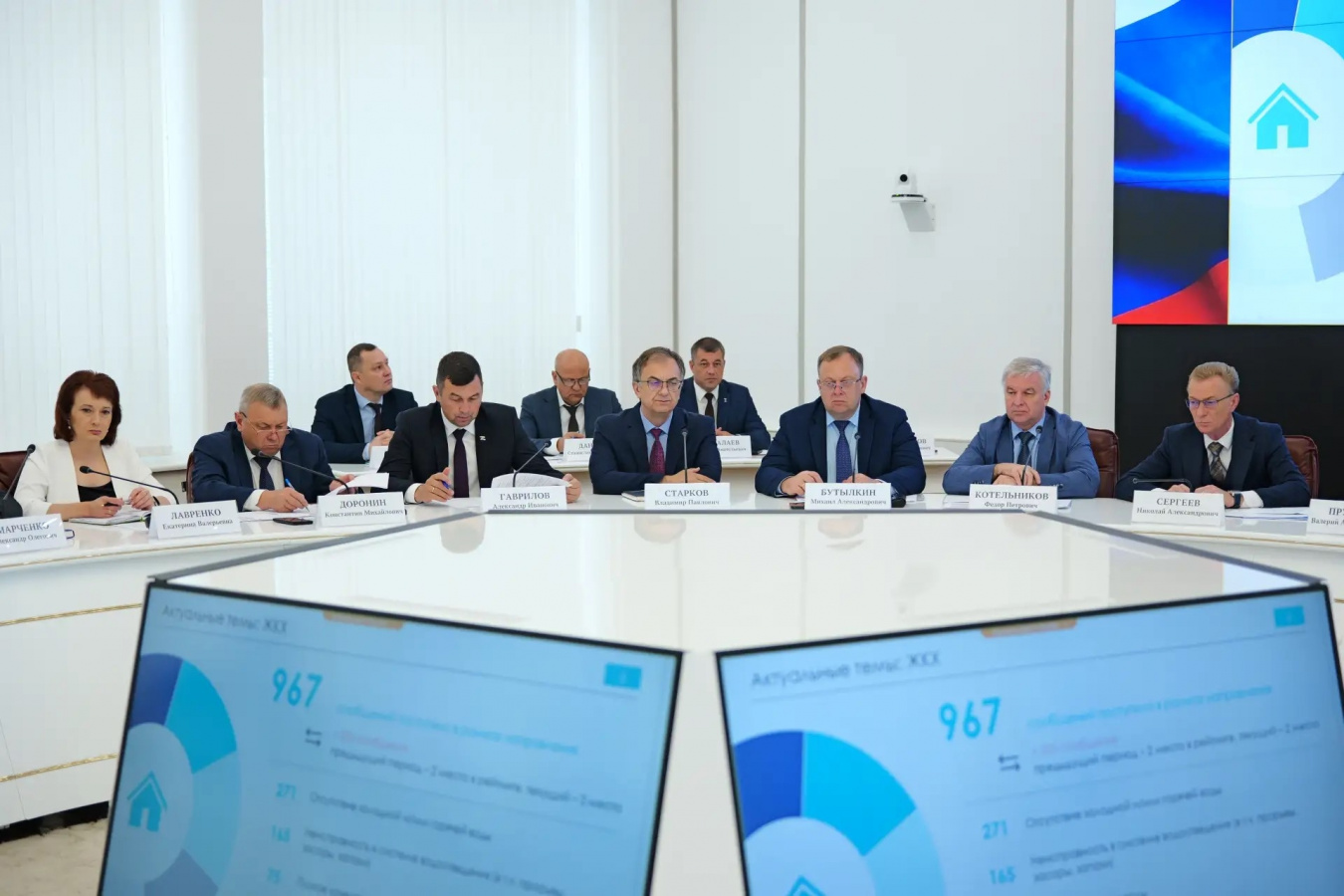 Губернатор Саратовской области Роман Бусаргин провел постоянно действующее совещание с зампредами Правительства, министрами и руководителями ведомств, а также главами районов