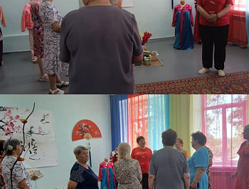 При поддержке управления культуры и кино администрации района для ветеранских организаций проведена экскурсия в Центр национальных культур поселка Советское