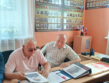 При поддержке администрации района проведена встреча с Председателем Совета Саратовской областной организации ветеранов войны, труда, вооруженных сил и правоохранительных органов Сергеем Овсянниковым