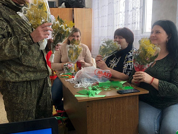 В Розовском сельском  доме культуры состоялась встреча с участником СВО