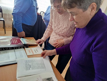 Сотрудники муниципальной библиотеки провели краеведческий час «В судьбе малой родины наша судьба»