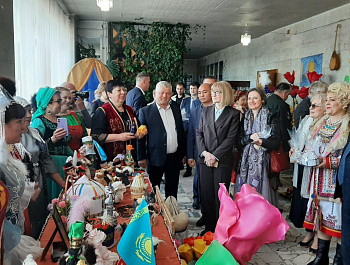 От Советского Муниципального района была направленна делегация объединявшая два Центра национальных культур 