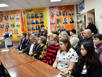 В школе р.п. Пушкино состоялась "Классная встреча" с главой района Сергеем Пименовым